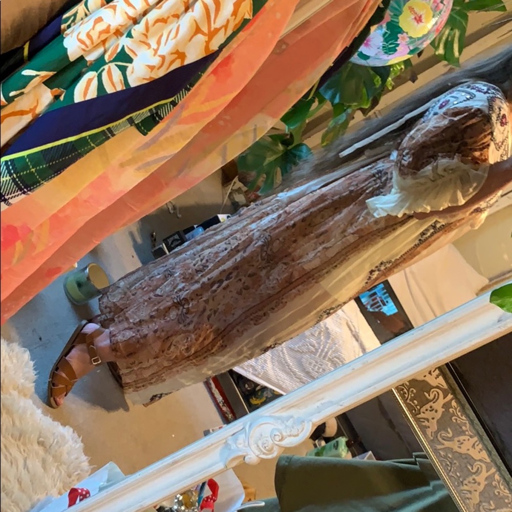 Beautiful free people jumpsuit with sleeves - Picture 5 of 5